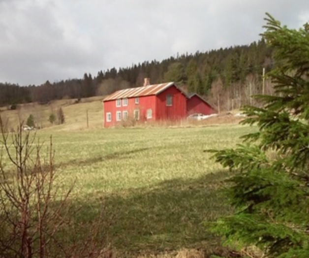 Den gamle stua i Trangsætra der bestemor bodde.