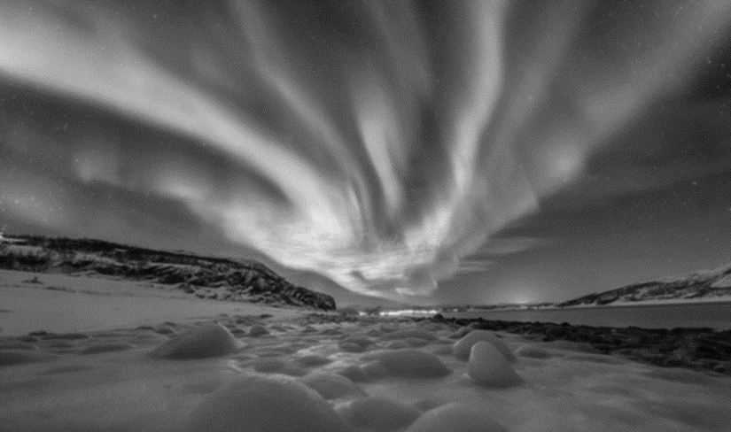 Nordlys over Rolvsøysundet